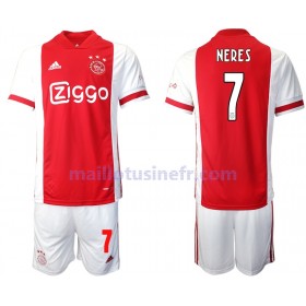 Maillot de Foot Ajax Amsterdam David Neres 7 Domicile 2020-21 - Enfant